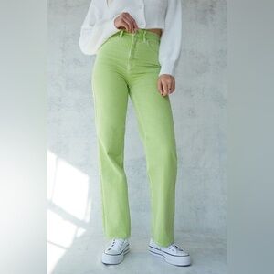 PacSun Women’s Eco Lime High Rise 90s Boyfriend Jeans
